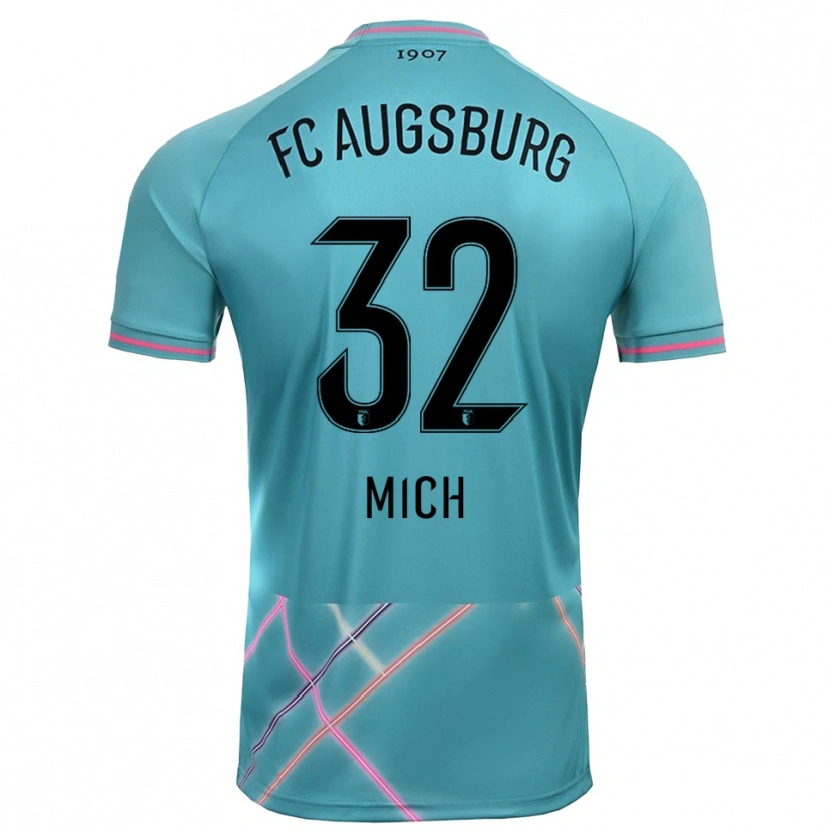 Danxen Bambino Fabian Mich #32 Maglia Gara Portiere Verde Mare Chiaro 2025/26 Maglietta
