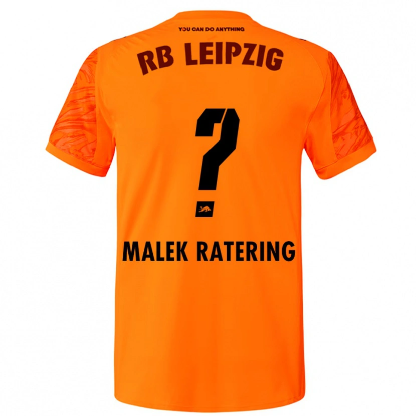 Danxen Bambino Jakob Malek Ratering #0 Maglia Gara Portiere Arancione Rosso 2025/26 Maglietta