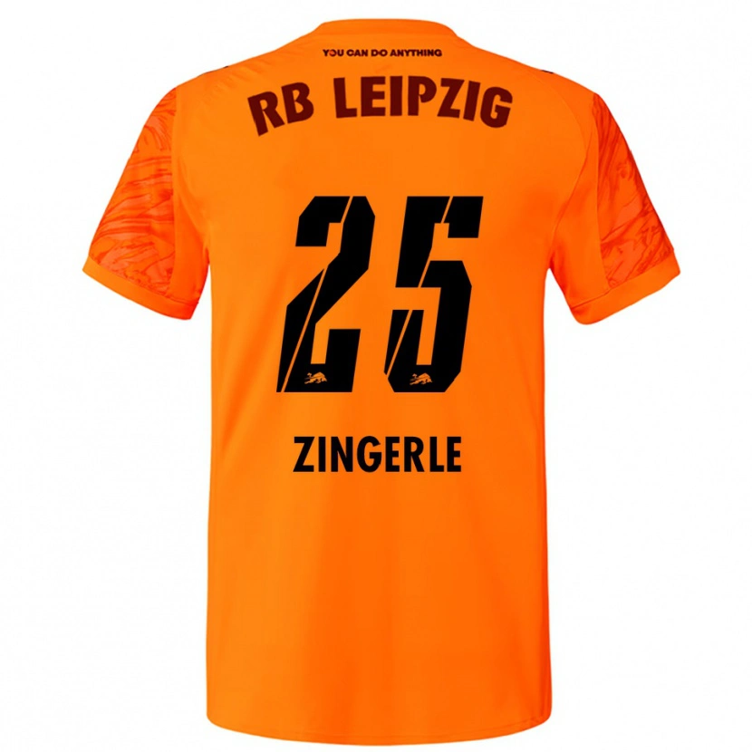 Danxen Bambino Leopold Zingerle #25 Maglia Gara Portiere Arancione Rosso 2025/26 Maglietta