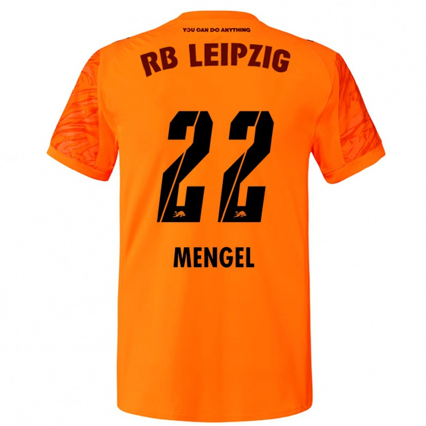 Danxen Bambino Luca Mengel #22 Maglia Gara Portiere Arancione Rosso 2025/26 Maglietta