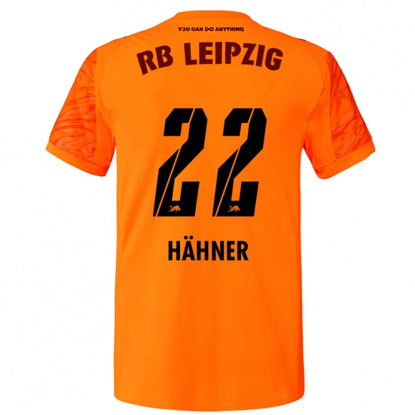 Danxen Bambino Elian Hähner #22 Maglia Gara Portiere Arancione Rosso 2025/26 Maglietta