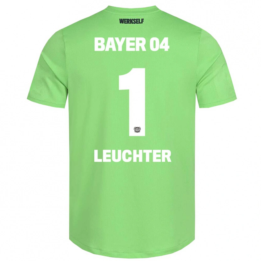 Danxen Bambino Julian Leuchter #1 Maglia Gara Portiere Verde Chiaro Bianco 2025/26 Maglietta