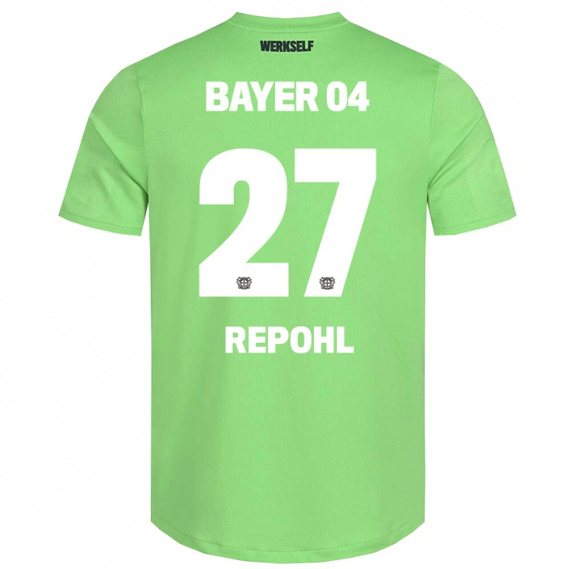 Danxen Bambino Friederike Repohl #27 Maglia Gara Portiere Verde Chiaro Bianco 2025/26 Maglietta