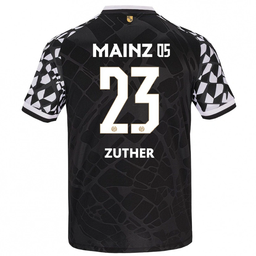 Danxen Bambino Pit Zuther #23 Maglia Gara Portiere Nero Bianco 2025/26 Maglietta