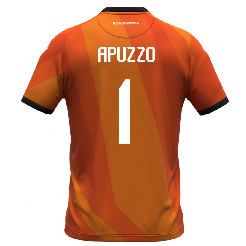 Danxen Bambino Davide Apuzzo #1 Maglia Gara Portiere Corallo Bianco Nero 2025/26 Maglietta