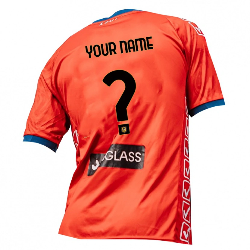 Danxen Bambino Juve Stabia Maglia Gara Portiere Arancio Rosso 2025/26 Maglietta
