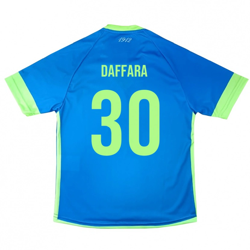 Danxen Bambino Giovanni Daffara #30 Maglia Gara Portiere Verde Blu Giallo 2025/26 Maglietta