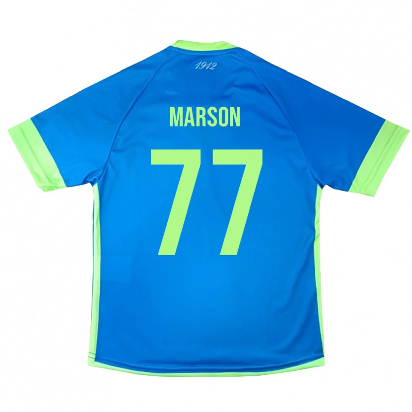 Danxen Bambino Leonardo Marson #77 Maglia Gara Portiere Verde Blu Giallo 2025/26 Maglietta