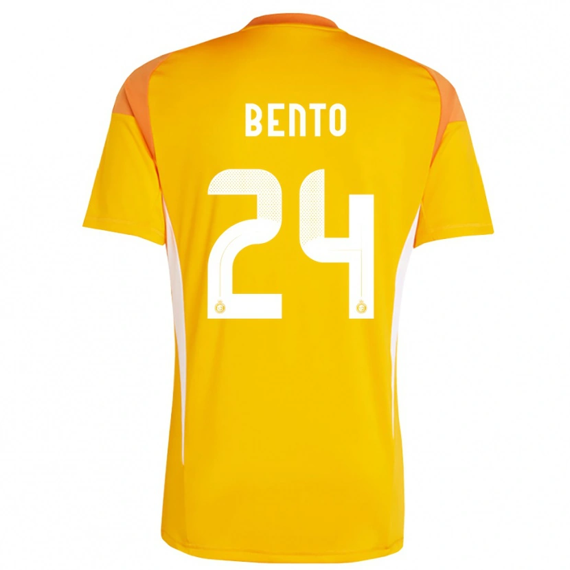 Danxen Bambino Bento #24 Maglia Gara Portiere Arancio Giallo Bianco 2025/26 Maglietta