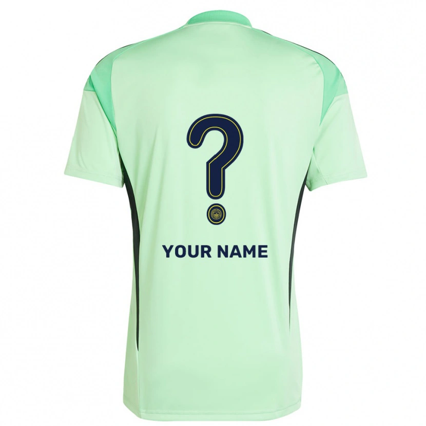 Danxen Bambino Fenerbahçe SK Maglia Gara Portiere Verde Chiaro Nero 2025/26 Maglietta