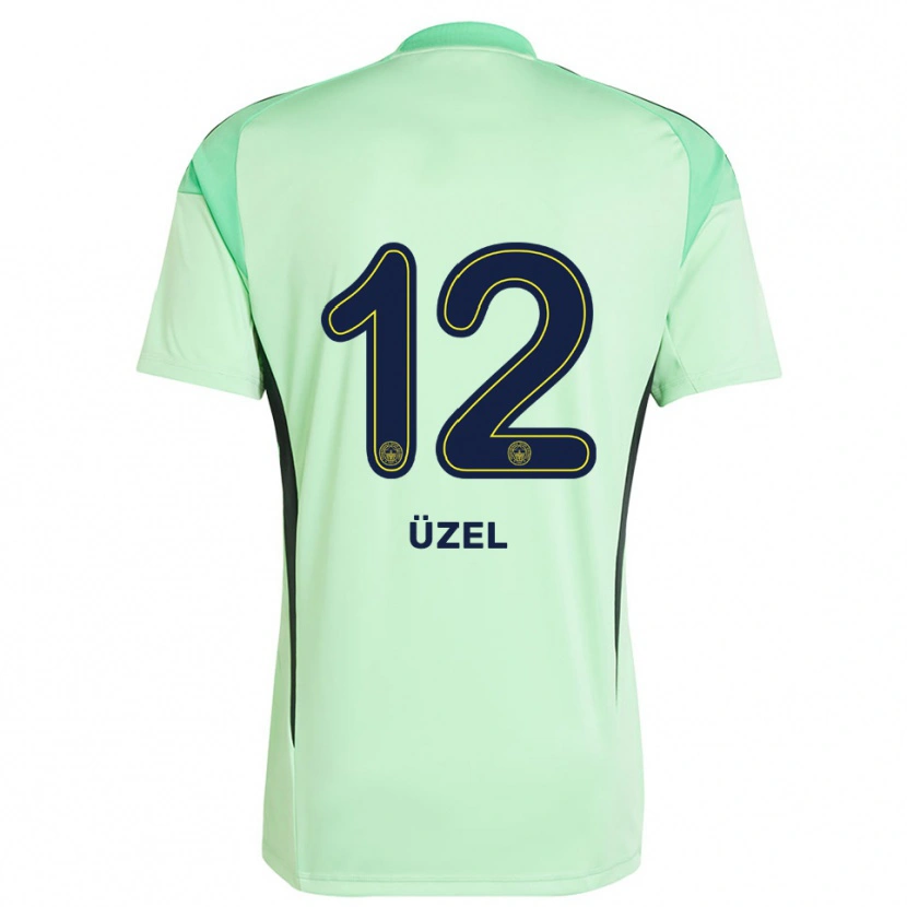 Danxen Bambino Nevzat Üzel #12 Maglia Gara Portiere Verde Chiaro Nero 2025/26 Maglietta