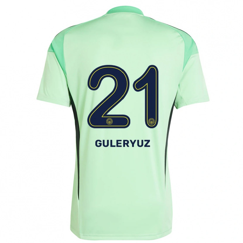 Danxen Bambino Göknur Güleryüz #21 Maglia Gara Portiere Verde Chiaro Nero 2025/26 Maglietta