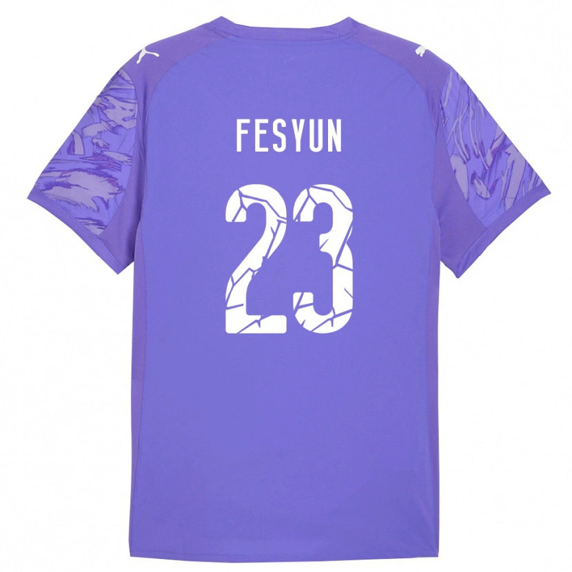 Danxen Bambino Kiril Fesyun #23 Maglia Gara Portiere Lilla Viola 2025/26 Maglietta