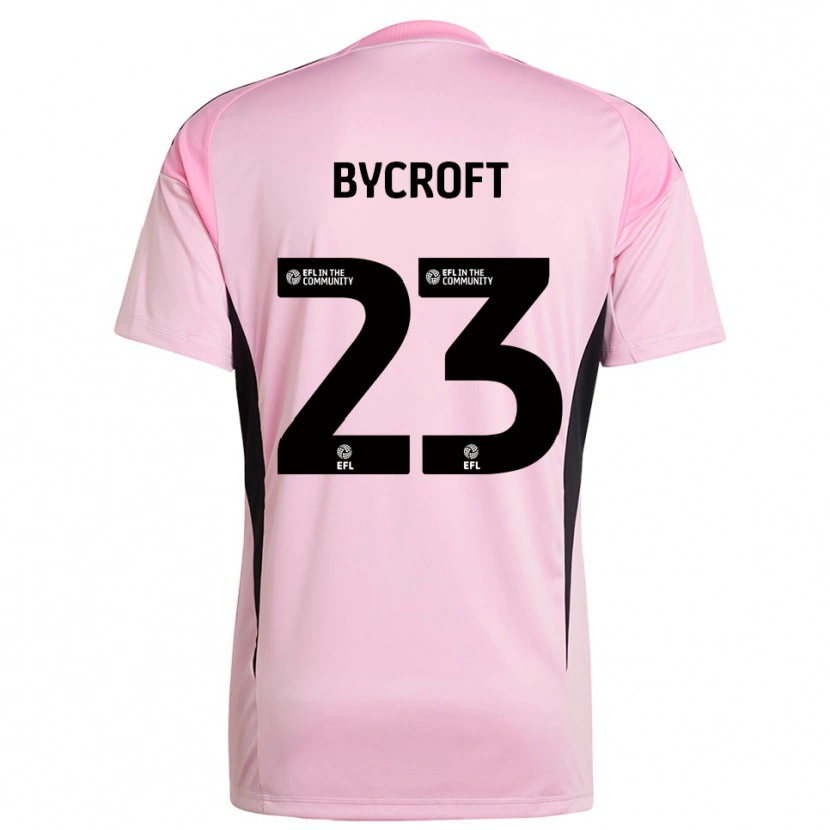 Danxen Bambino Jack Bycroft #23 Maglia Gara Portiere Nero Rosa 2025/26 Maglietta