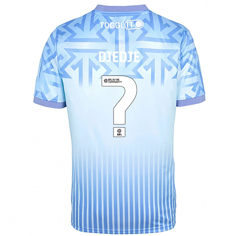 Danxen Bambino Eterne Djedje #0 Maglia Gara Portiere Azzurro 2025/26 Maglietta