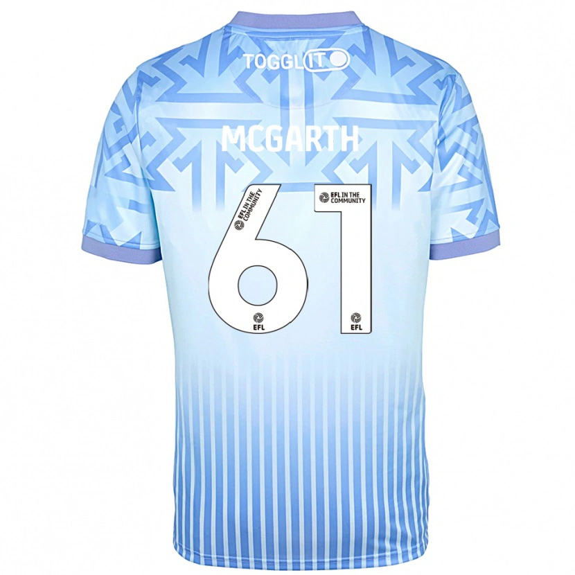 Danxen Bambino Ethan McGarth #61 Maglia Gara Portiere Azzurro 2025/26 Maglietta