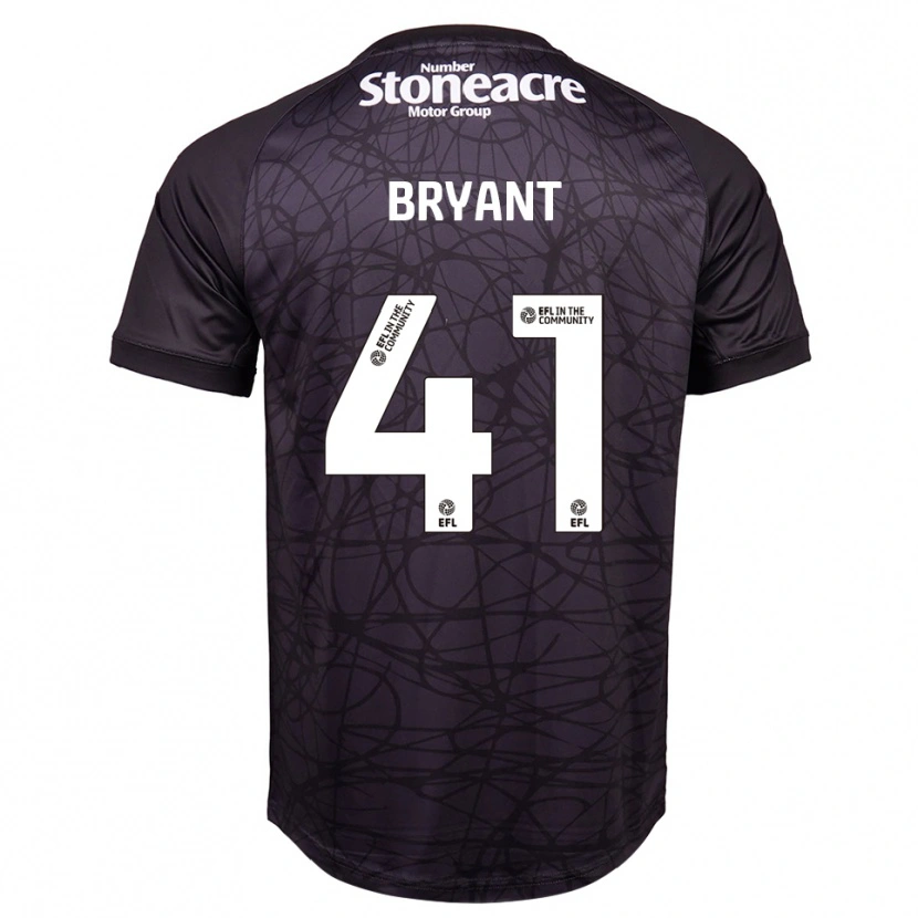 Danxen Bambino Jacob Bryant #41 Maglia Gara Portiere Bianco Nero 2025/26 Maglietta