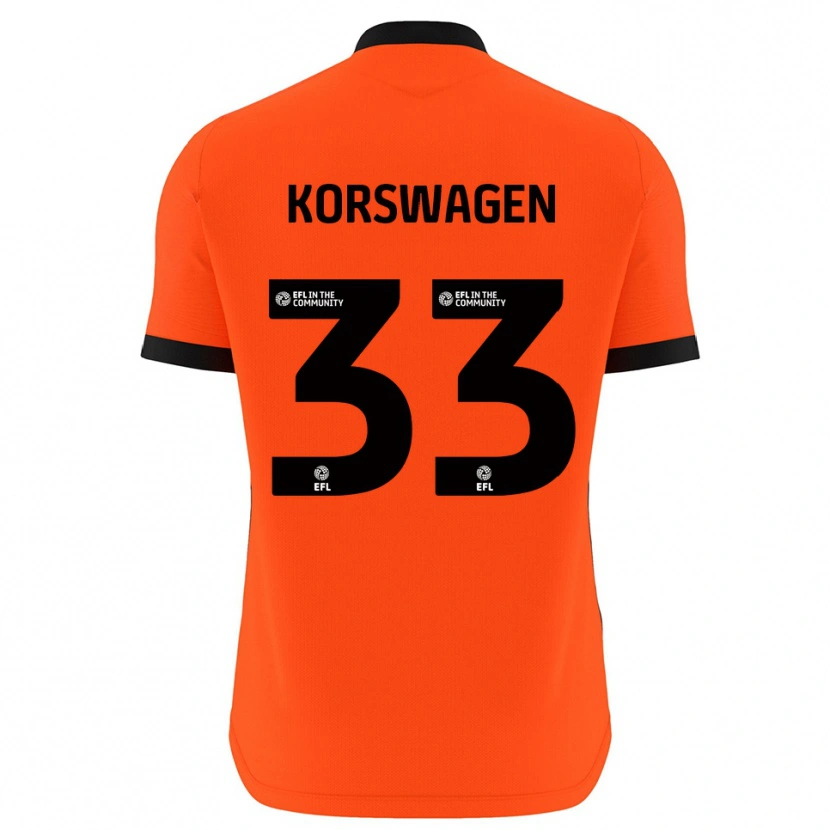 Danxen Bambino Mattijis Korswagen #33 Maglia Gara Portiere Nero Rosso 2025/26 Maglietta