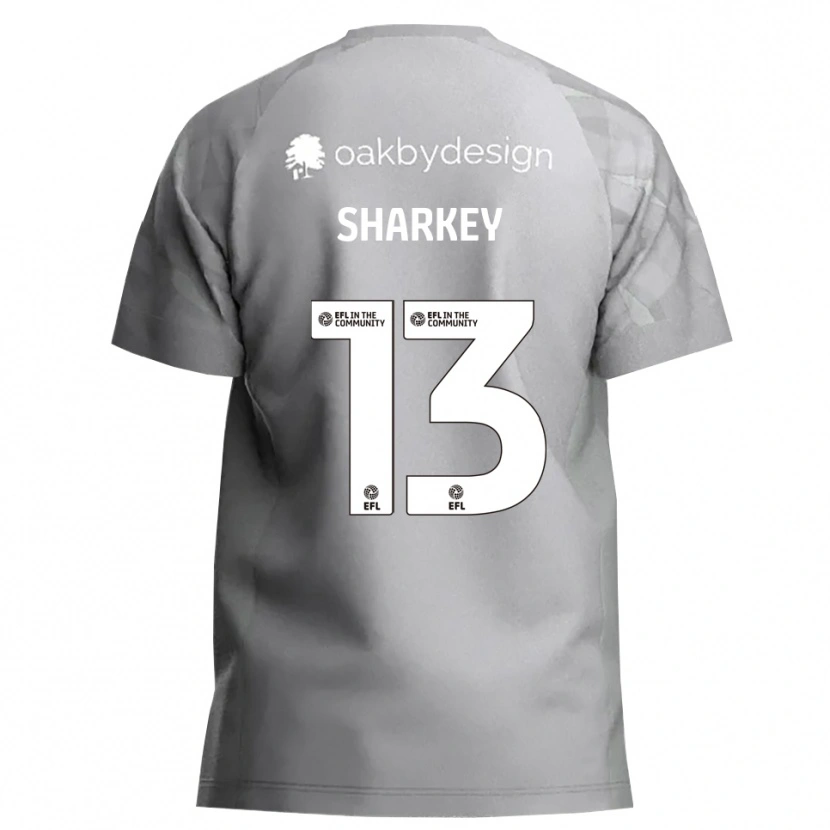 Danxen Bambino Toby Sharkey #13 Maglia Gara Portiere Grigio Scuro 2025/26 Maglietta