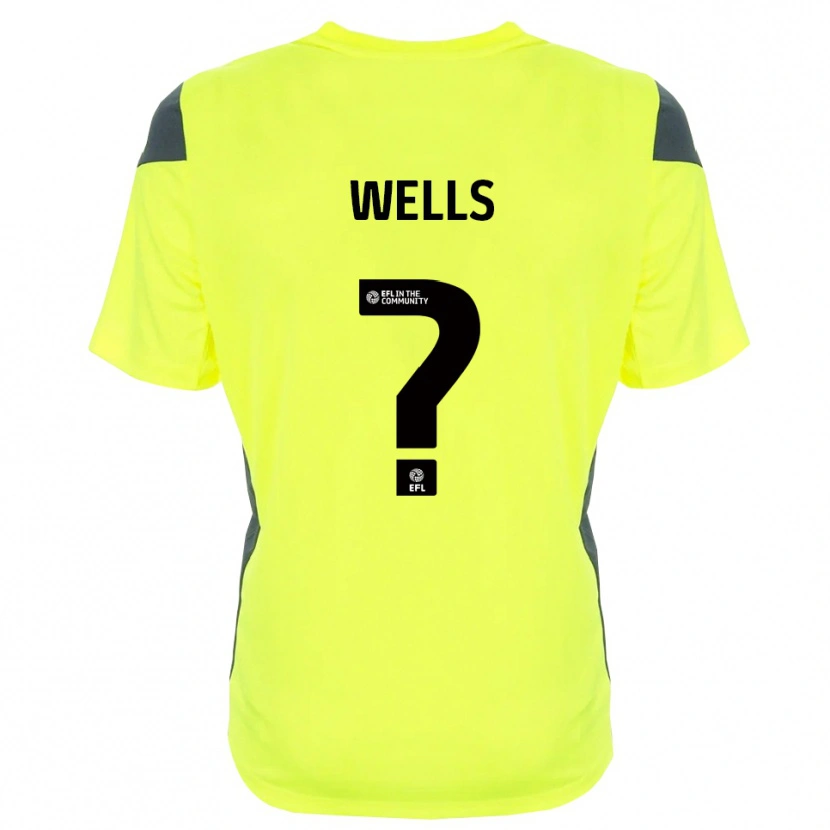 Danxen Bambino Liv Wells #0 Maglia Gara Portiere Nero Verde Fluorescente 2025/26 Maglietta