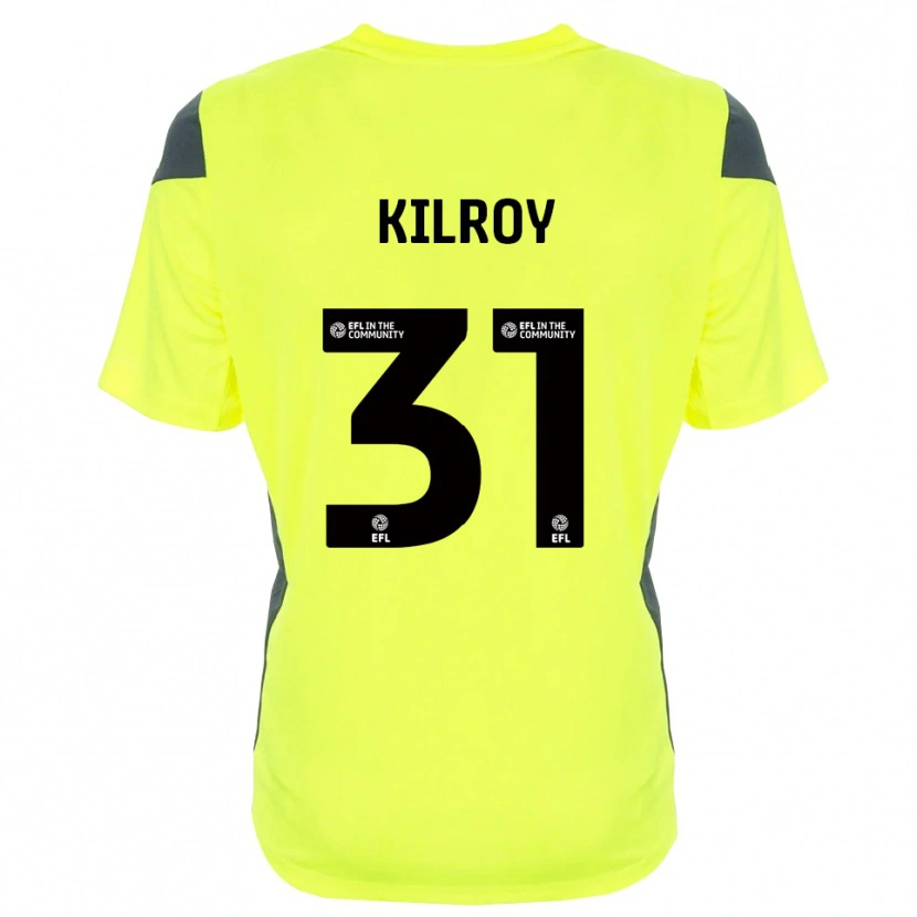 Danxen Bambino Jenson Kilroy #31 Maglia Gara Portiere Nero Verde Fluorescente 2025/26 Maglietta