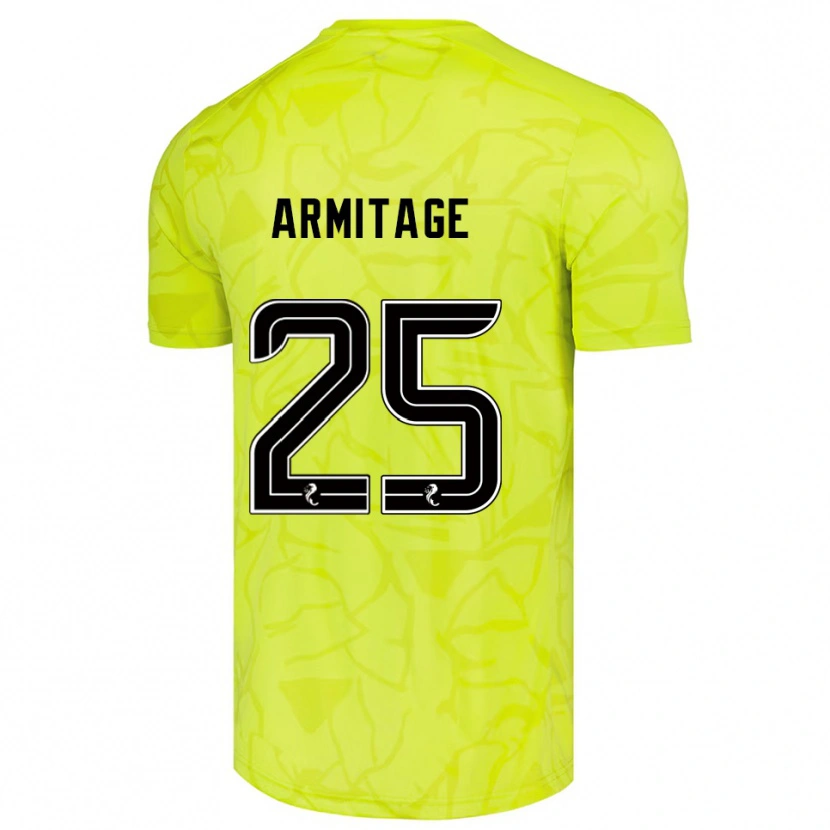 Danxen Bambino Rowena Armitage #25 Maglia Gara Portiere Giallo Nero 2025/26 Maglietta