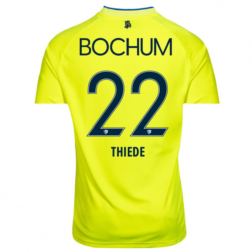 Danxen Bambino Niclas Thiede #22 Maglia Gara Portiere Verde Giallo 2025/26 Maglietta