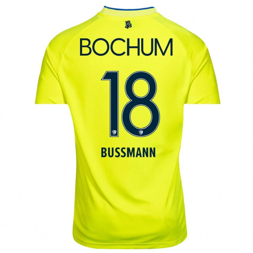 Danxen Bambino Benjamin Bußmann #18 Maglia Gara Portiere Verde Giallo 2025/26 Maglietta
