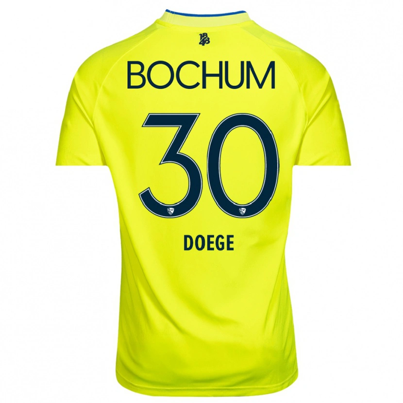 Danxen Bambino Leonie Doege #30 Maglia Gara Portiere Verde Giallo 2025/26 Maglietta
