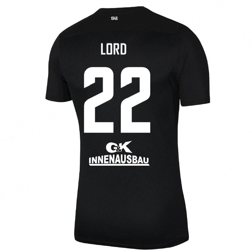 Danxen Bambino Louis Lord #22 Maglia Gara Portiere Bianco Nero 2025/26 Maglietta