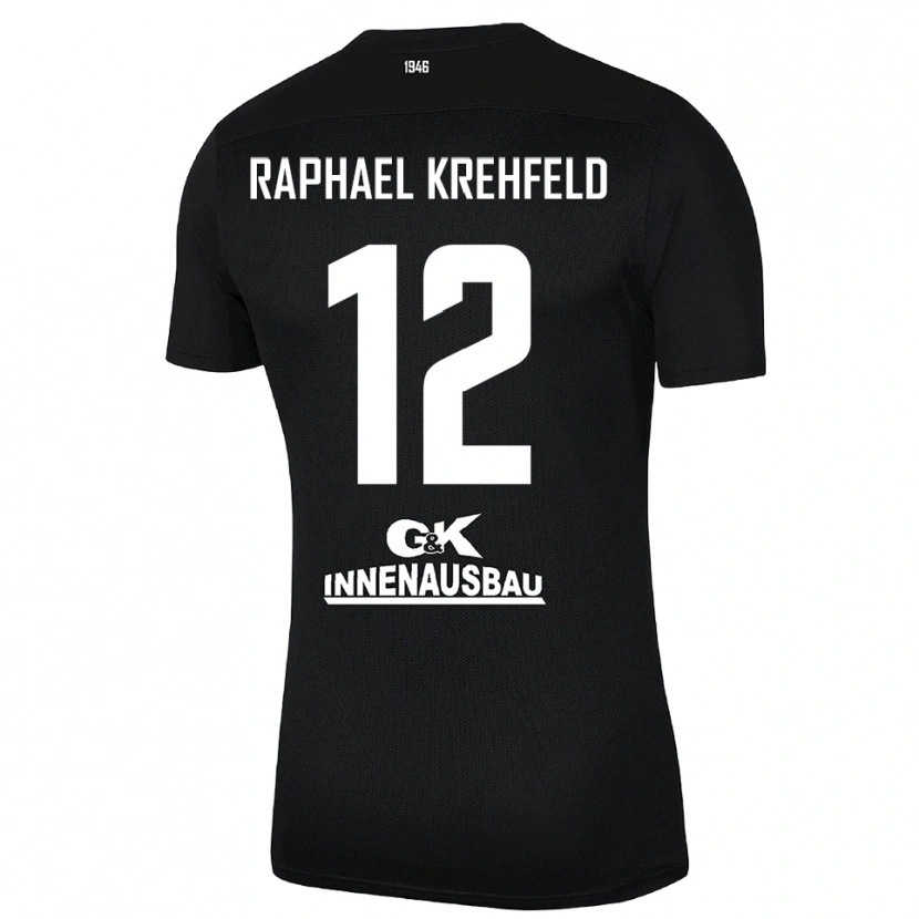Danxen Bambino Luca Raphael Krehfeld #12 Maglia Gara Portiere Bianco Nero 2025/26 Maglietta