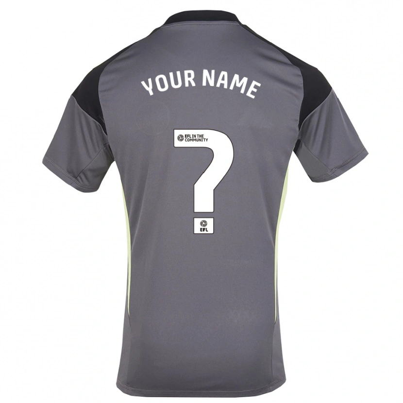 Danxen Bambino Leicester City Maglia Gara Portiere Bianco Grigio 2025/26 Maglietta
