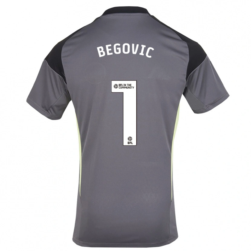 Danxen Bambino Asmir Begovic #1 Maglia Gara Portiere Bianco Grigio 2025/26 Maglietta