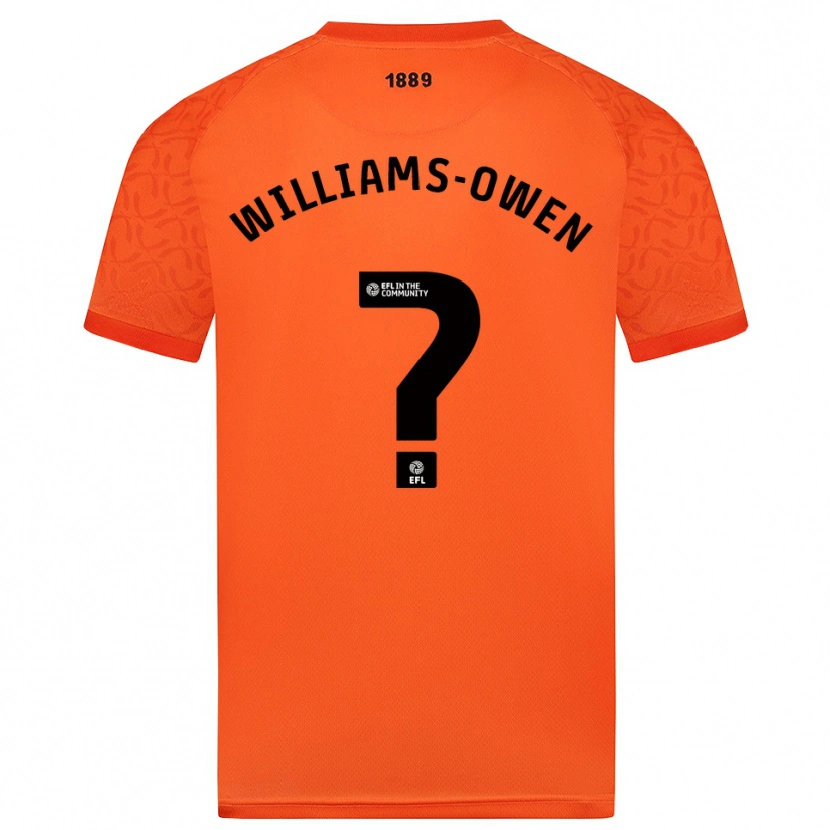 Danxen Bambino Brooke Williams-Owen #0 Maglia Gara Portiere Nero Arancio 2025/26 Maglietta