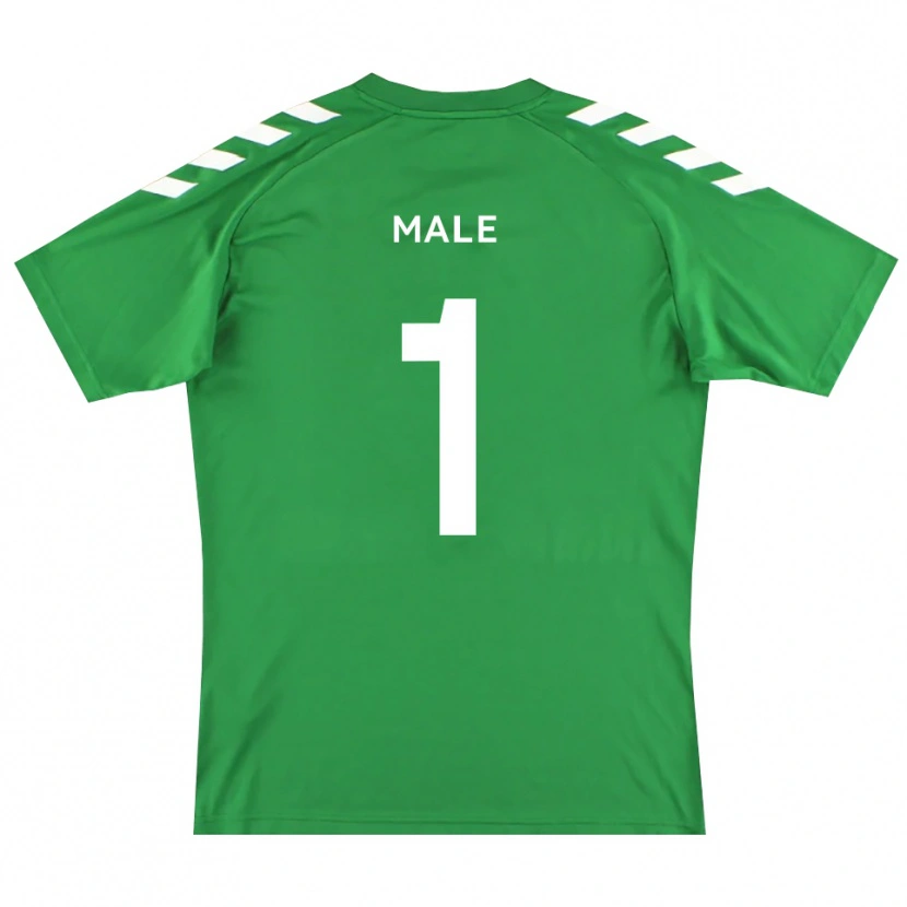 Danxen Bambino Harrison Male #1 Maglia Gara Portiere Verde Bianco 2025/26 Maglietta