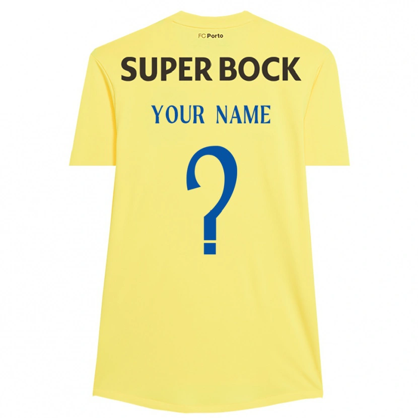 Danxen Bambino FC Porto Maglia Gara Portiere Giallo Chiaro Nero 2025/26 Maglietta