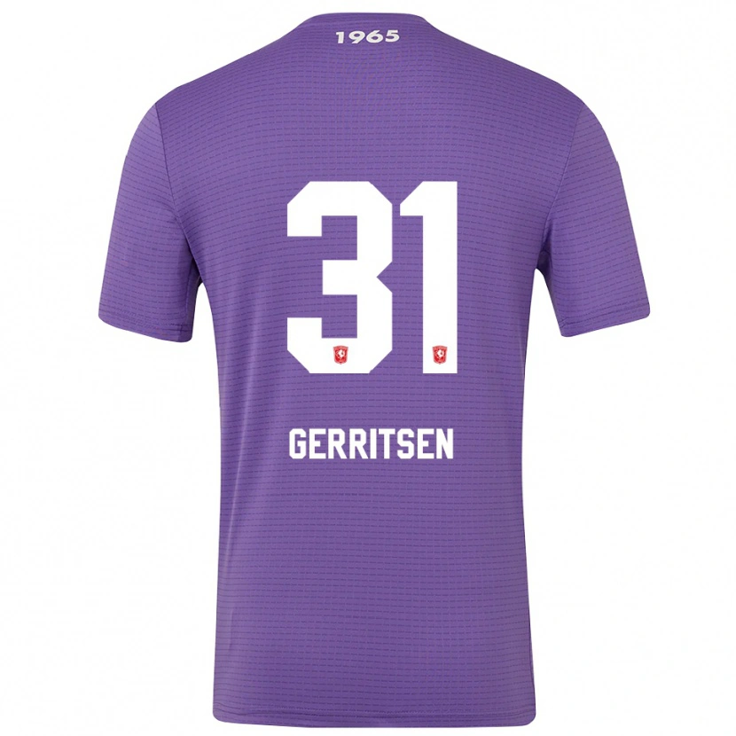 Danxen Bambino Yannick Gerritsen #31 Maglia Gara Portiere Viola Medio 2025/26 Maglietta