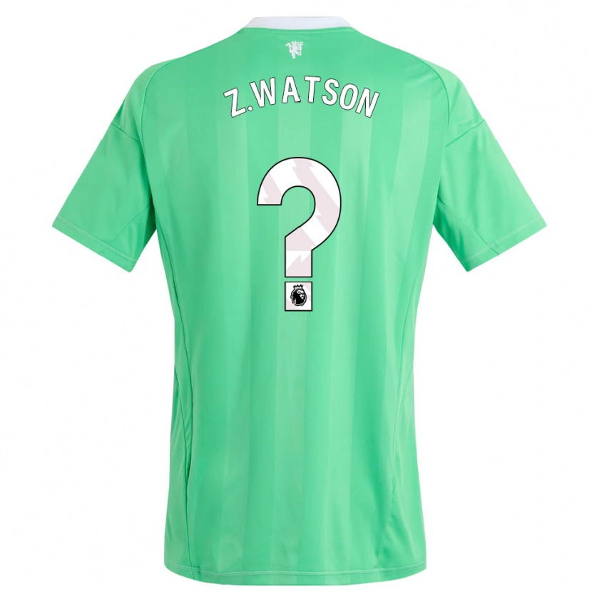 Danxen Bambino Zac Watson #0 Maglia Gara Portiere Verde Smeraldo 2025/26 Maglietta