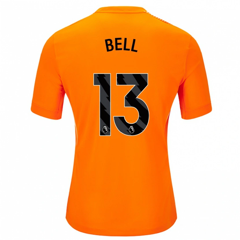 Danxen Bambino Toby Bell #13 Maglia Gara Portiere Arancio Nero 2025/26 Maglietta