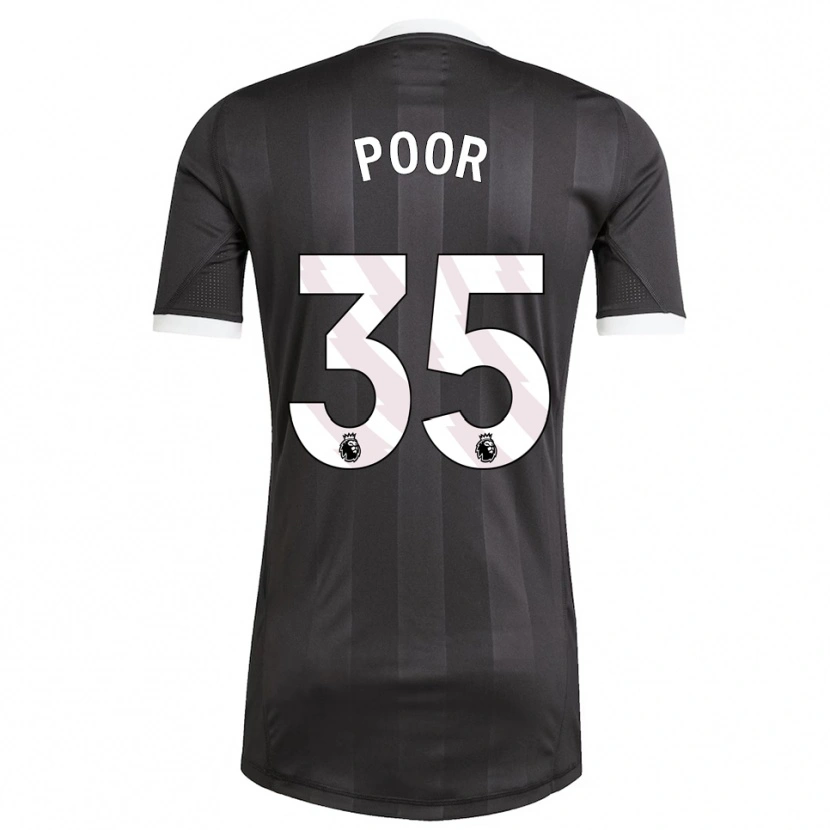 Danxen Bambino Sophia Poor #35 Maglia Gara Portiere Bianco Nero 2025/26 Maglietta