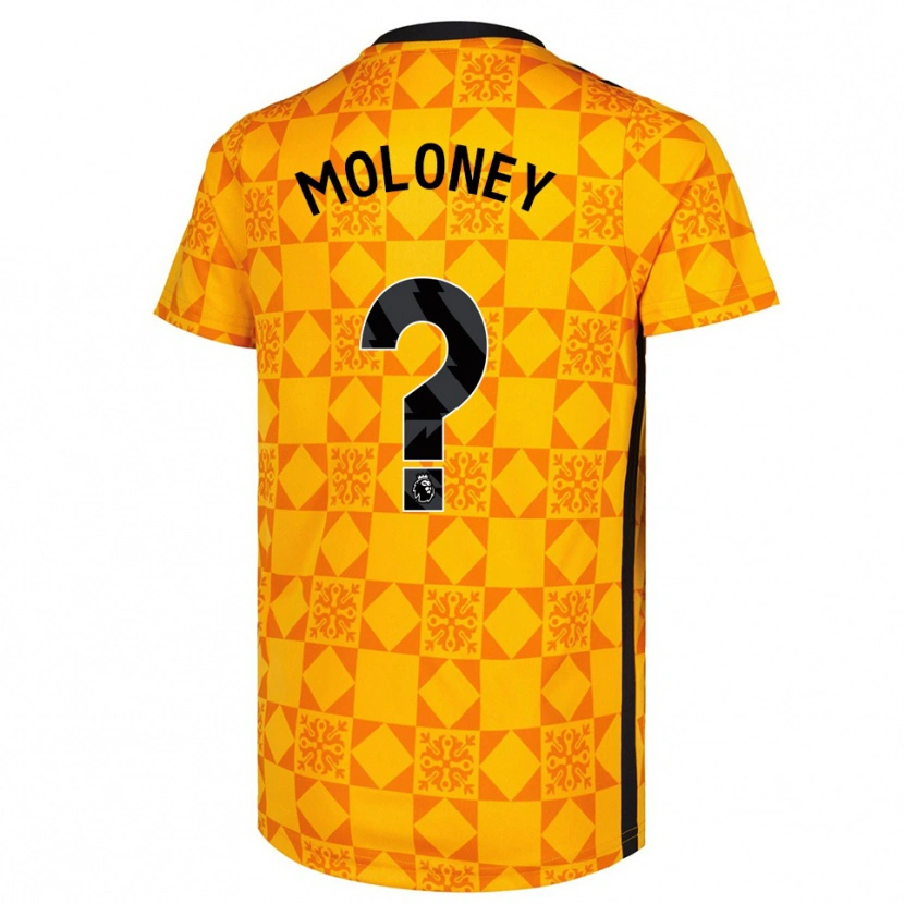 Danxen Bambino Grace Moloney #0 Maglia Gara Portiere Giallo Nero 2025/26 Maglietta