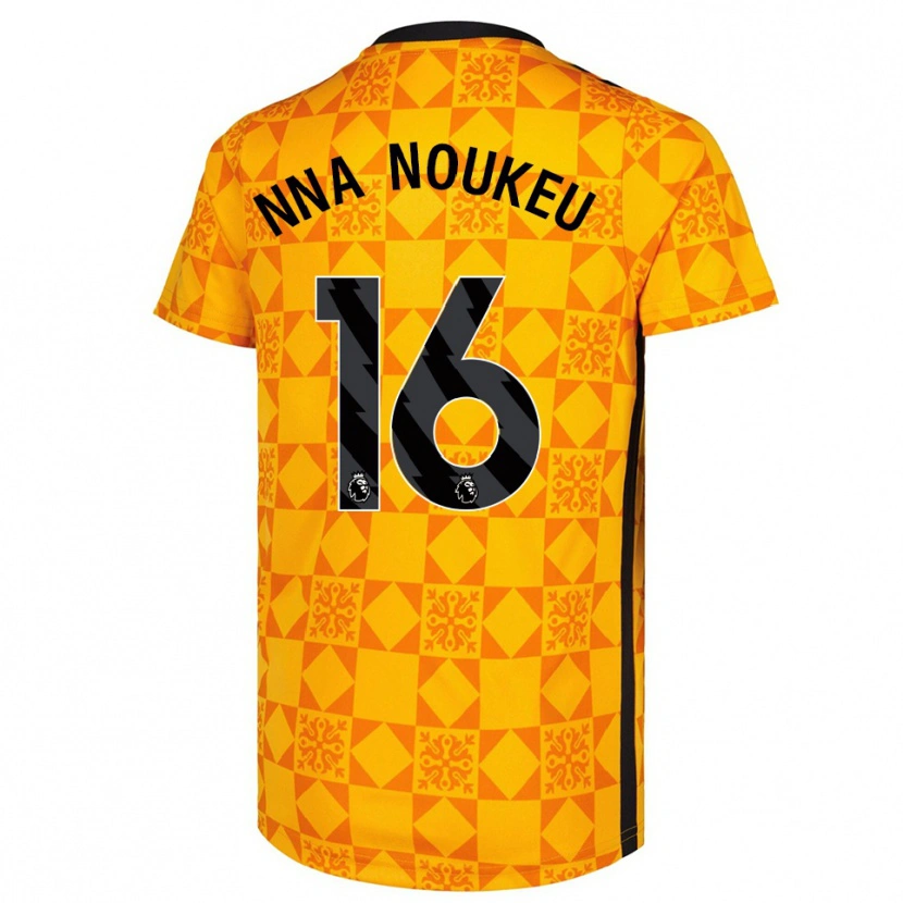 Danxen Bambino Blondy Nna Noukeu #16 Maglia Gara Portiere Giallo Nero 2025/26 Maglietta
