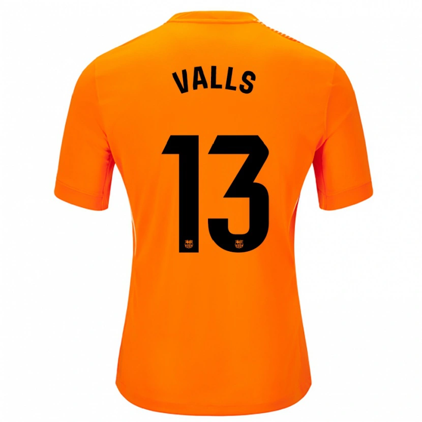 Danxen Bambino Gerard Valls #13 Maglia Gara Portiere Arancione Nero 2025/26 Maglietta