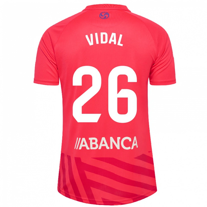 Danxen Bambino Marc Vidal #26 Maglia Gara Portiere Rosso Bianco 2025/26 Maglietta