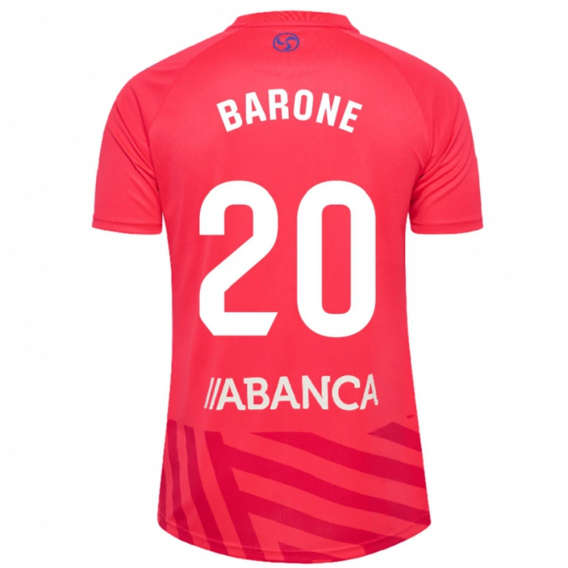 Danxen Bambino Caio Barone #20 Maglia Gara Portiere Rosso Bianco 2025/26 Maglietta