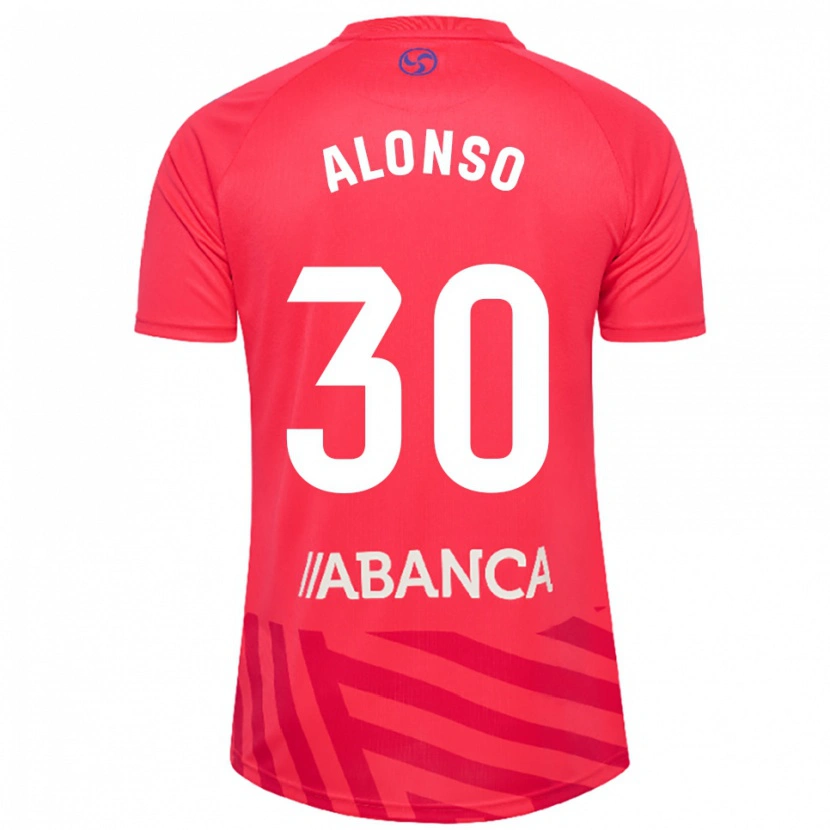 Danxen Bambino Adriana Alonso #30 Maglia Gara Portiere Rosso Bianco 2025/26 Maglietta