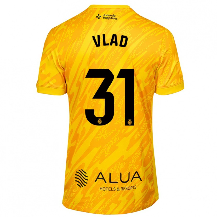 Danxen Bambino Rares Vlad #31 Maglia Gara Portiere Arancione Nero 2025/26 Maglietta