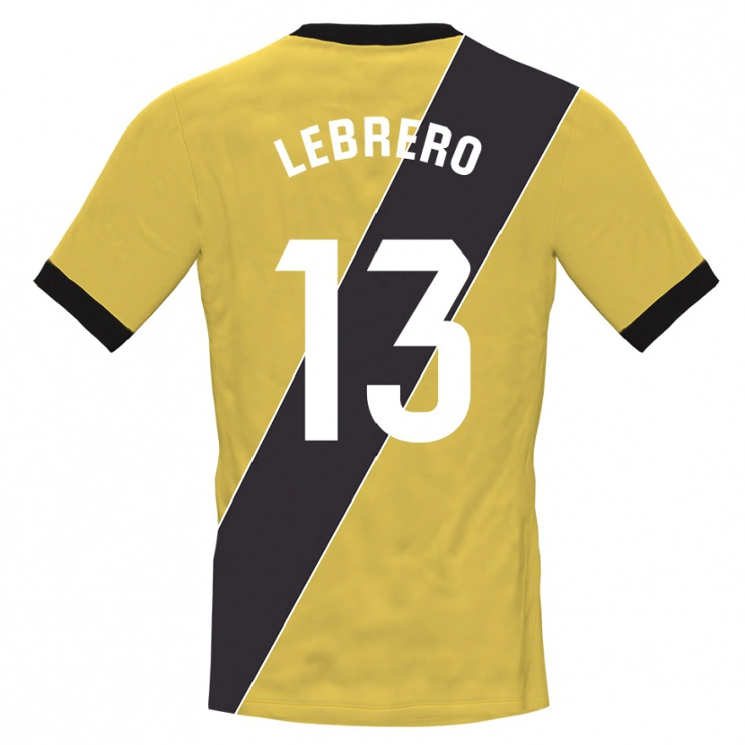 Danxen Bambino Lucia Lebrero Rodríguez #13 Maglia Gara Portiere Giallo Nero 2025/26 Maglietta
