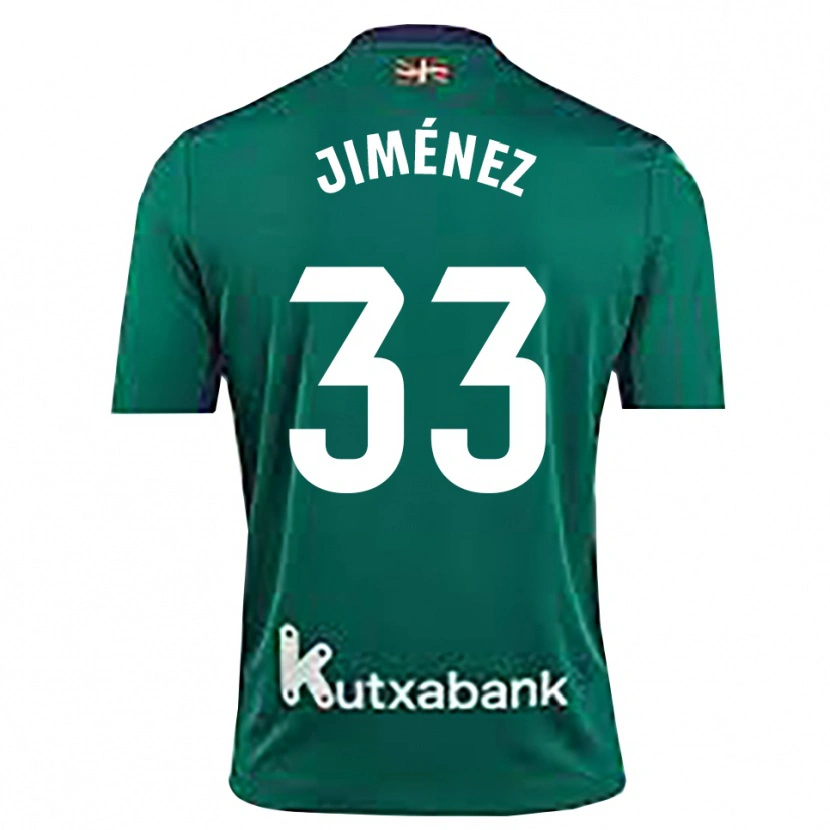 Danxen Bambino Javier Jiménez #33 Maglia Gara Portiere Blu Navy Verde 2025/26 Maglietta