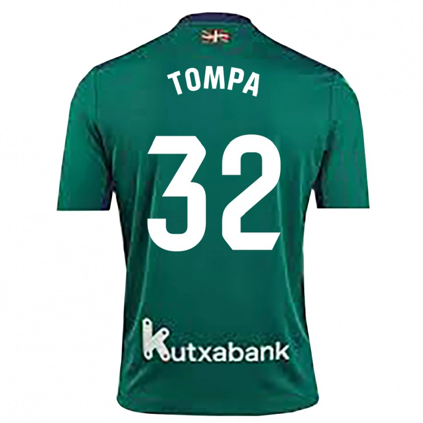 Danxen Bambino Ákos Tompa #32 Maglia Gara Portiere Blu Navy Verde 2025/26 Maglietta